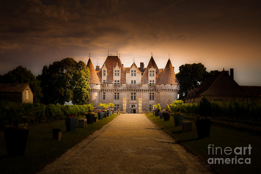 Chateau de Monbazillac France Photograph by Peter Noyce