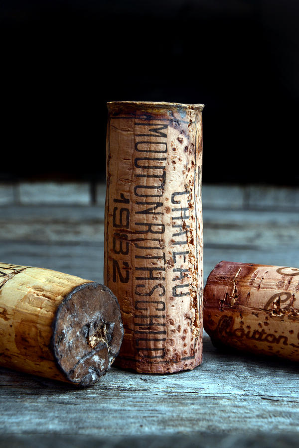 Wine Photograph - Chateau Mouton Rothschild Cork by Jon Neidert