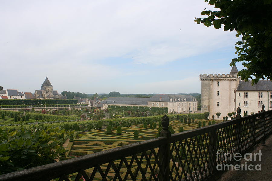 Tree Photograph - Chateau Vilandry And Garden View by Christiane Schulze Art And Photography