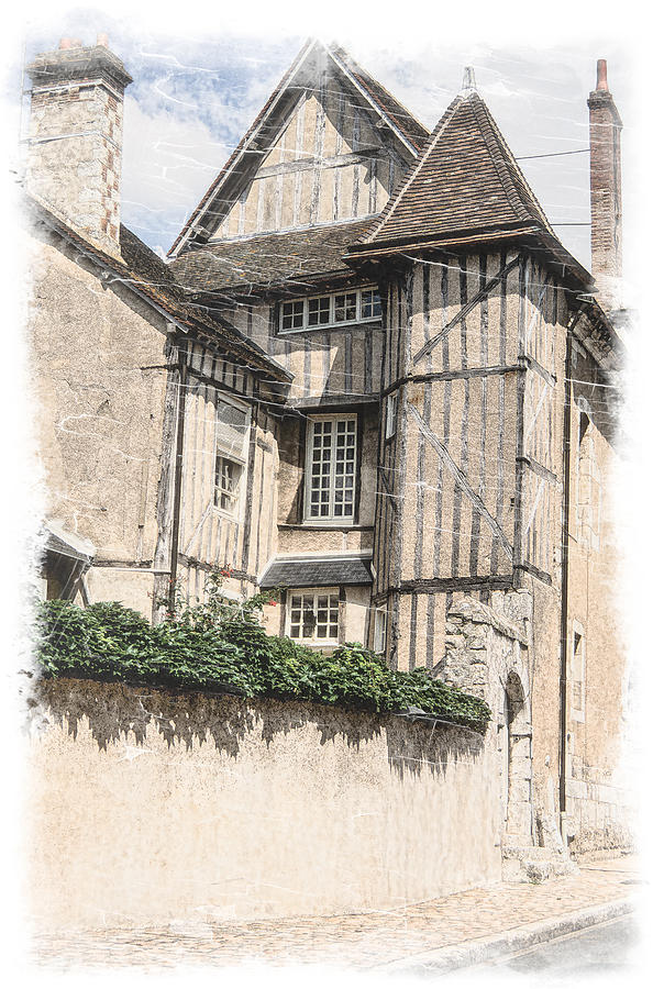 Chateaudun Timber Framed Building Photograph by Mark Summerfield