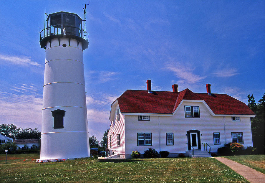 Lighthouse Photograph - Chatham Light by Skip Willits