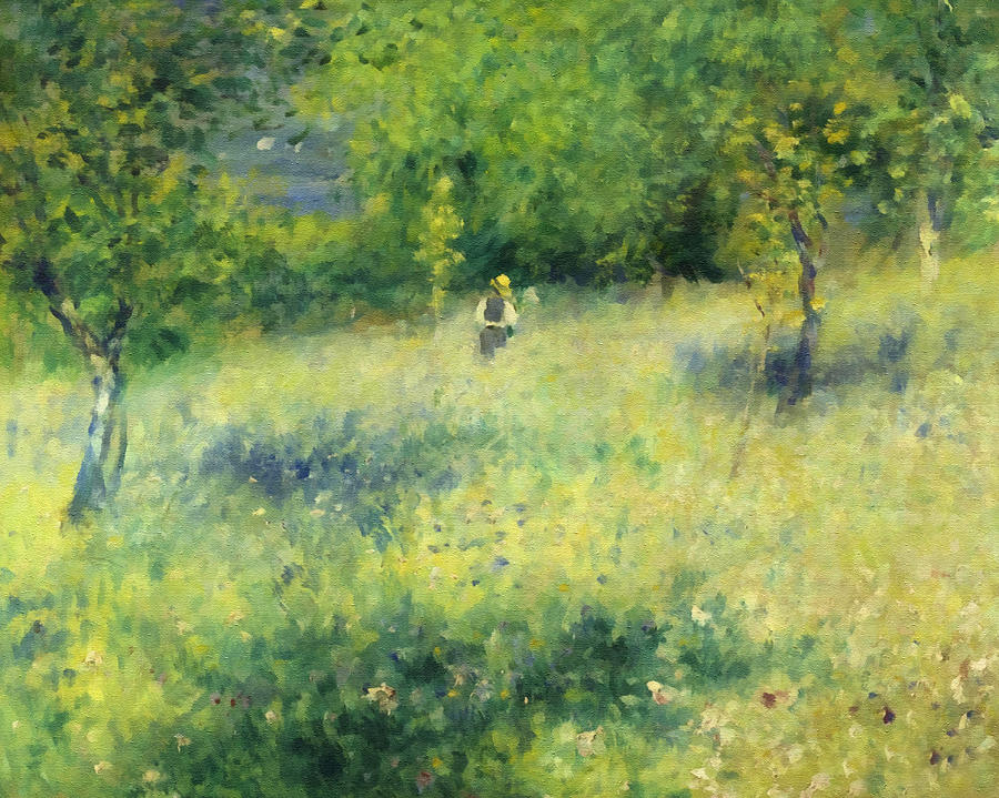 Pierre Auguste Renoir Painting - Chatou After Renoir by Georgiana Romanovna