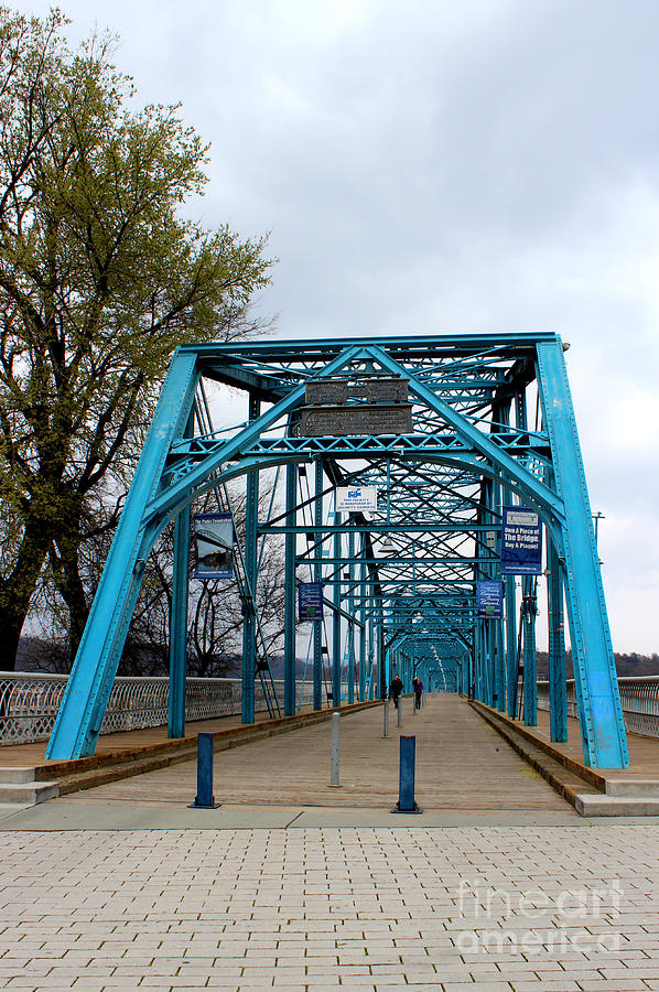 Chattanooga Photograph - Chattanooga Walnut Street Bridge  by Kathy  White
