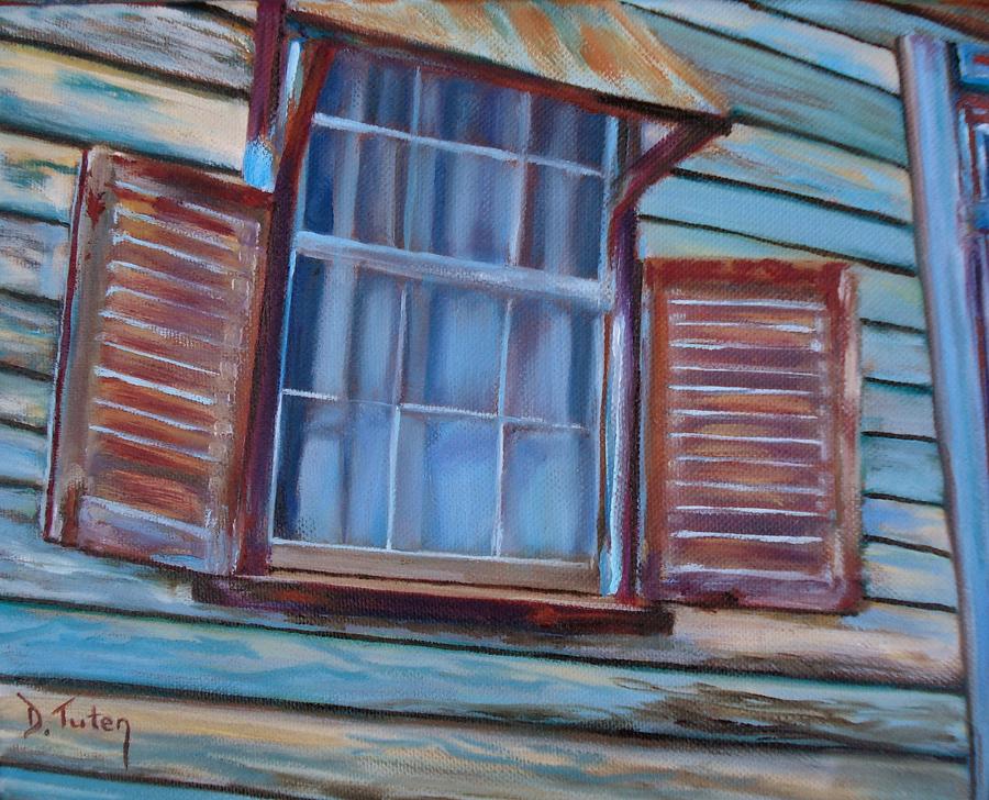 Chattel House Painting by Donna Tuten