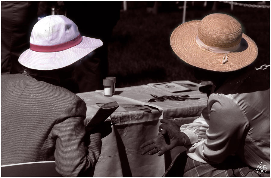 Chatting Hats Photograph by Wayne King