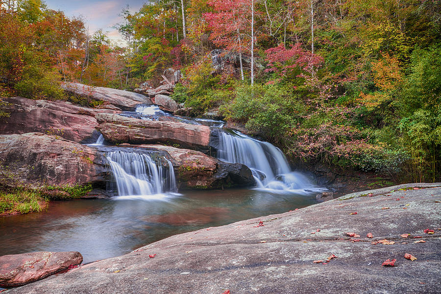Chau Ram Falls South Carolina Photograph by Mary Timman