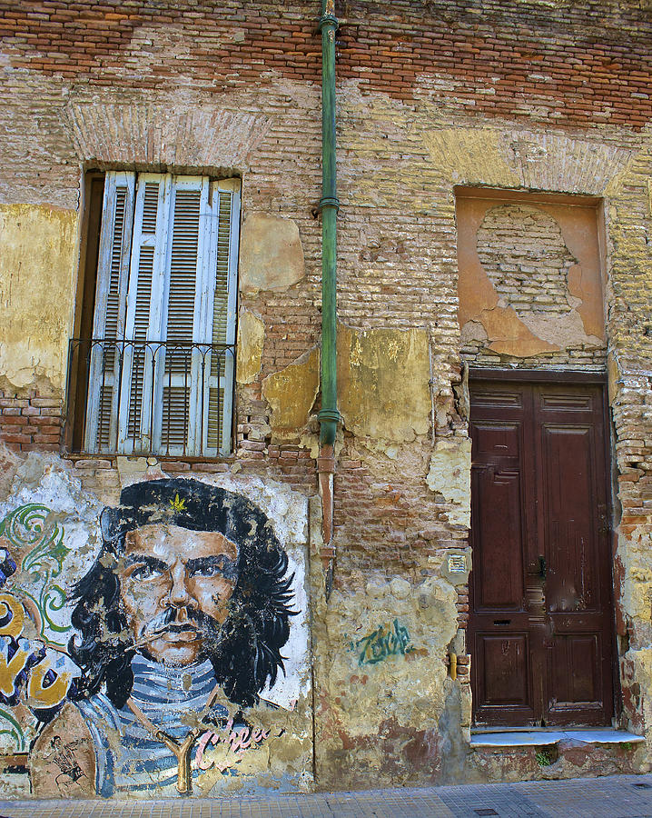 Che Guavara Street Art in San Telmo Photograph by Venetia Featherstone-Witty
