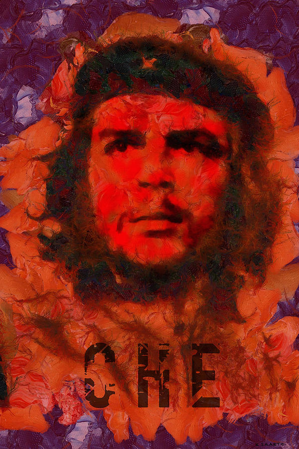 Portrait Painting - Che by Kai Saarto