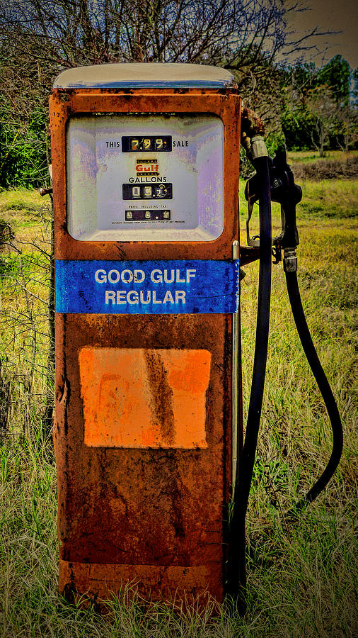 Cheap Gas Photograph by Dave Bosse