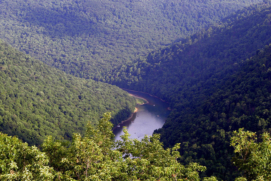 Cheat River Valley Photograph by Gene Walls