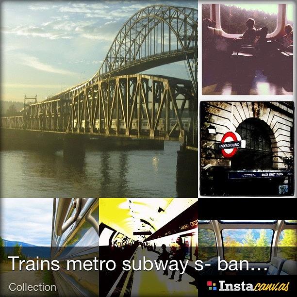 Check Out My Collection, Trains Metro Photograph by Angela Breeden