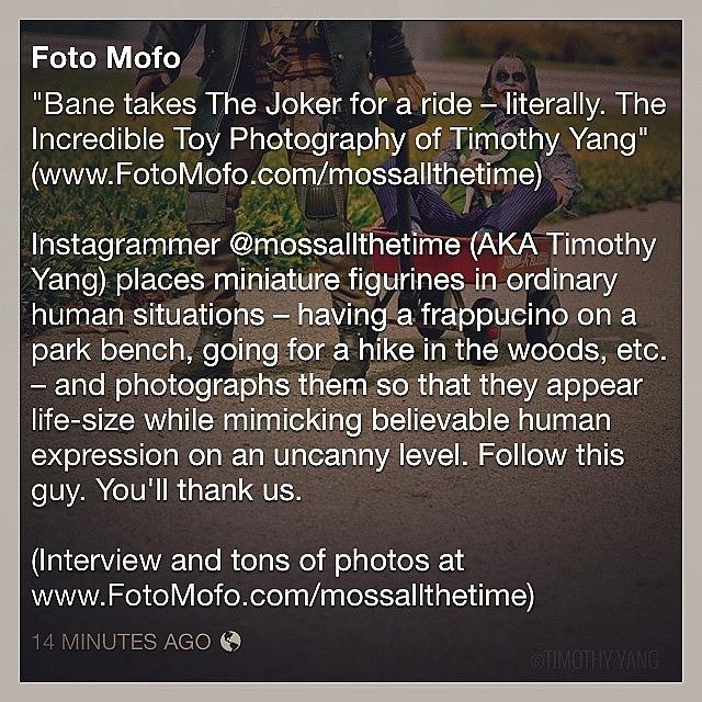 Check Out My New Feature On Photograph by Timmy Yang