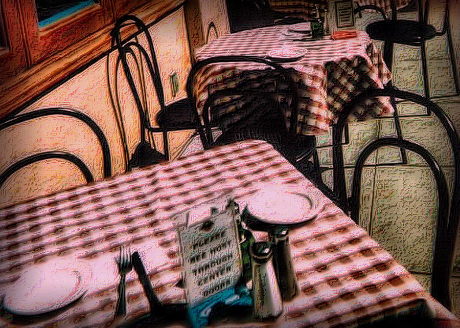 Checkered Tablecloths Photograph by Nadalyn Larsen