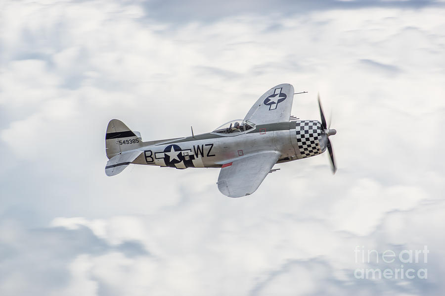 P-47 Photograph - Checkered Thunderbolt by Nathan Gingles