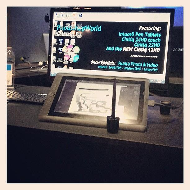 Checking Out The New @wacom 13hd Tablet Photograph by Rachel Houghton