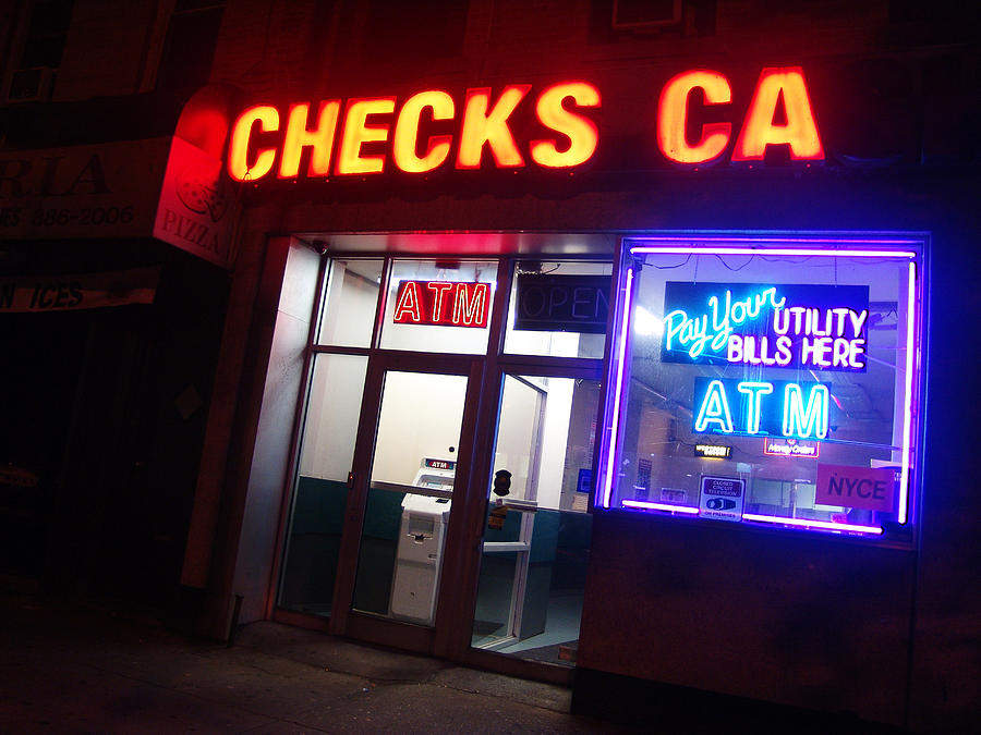 Checks CA in NYC Photograph by Mieczyslaw Rudek