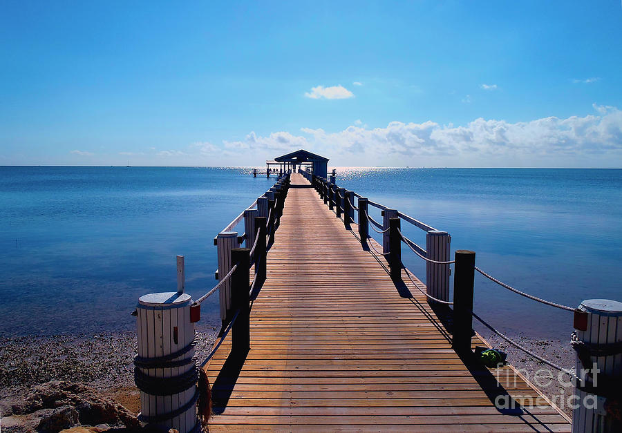 Key Photograph - Cheeca pier by Carey Chen