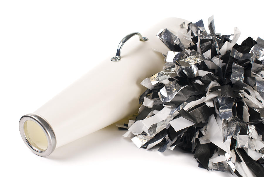 Cheerleader Megaphone Photograph by Nazarethman