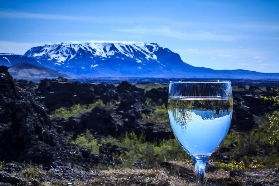 Wine Photograph - Cheers to Iceland by Silken Photography