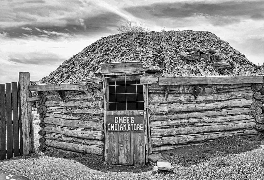 Chees Indian Store in B/W Photograph by Dyle   Warren