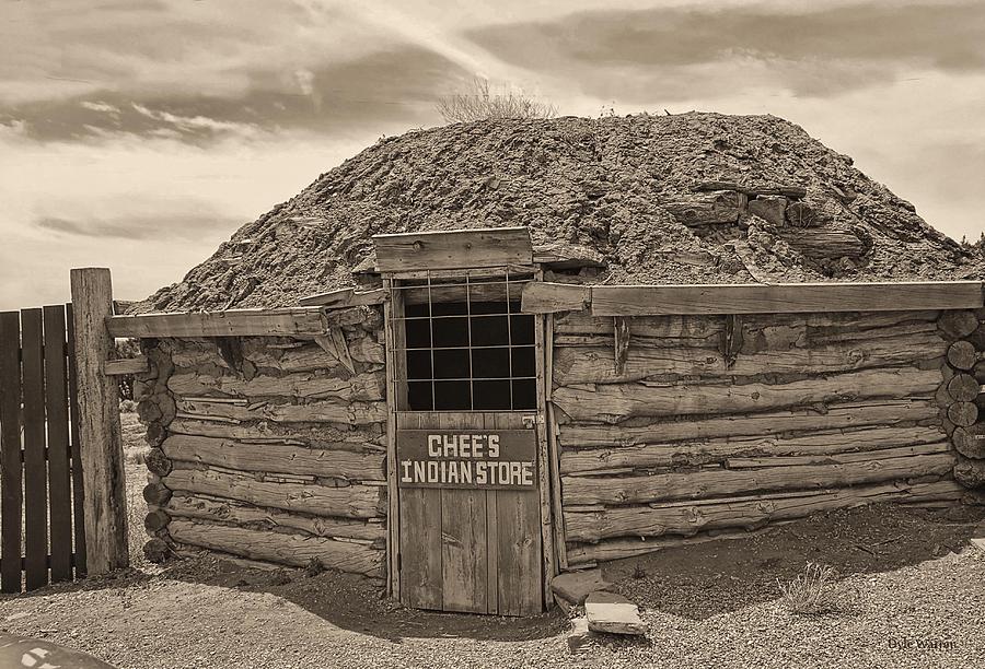 Chees Indian Store in Sepia Photograph by Dyle   Warren