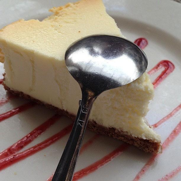 Cheese Cake Dessert. Going In Photograph by Jose Rojas