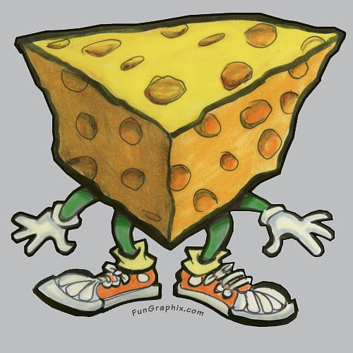 Cheese Digital Art by Kevin Middleton
