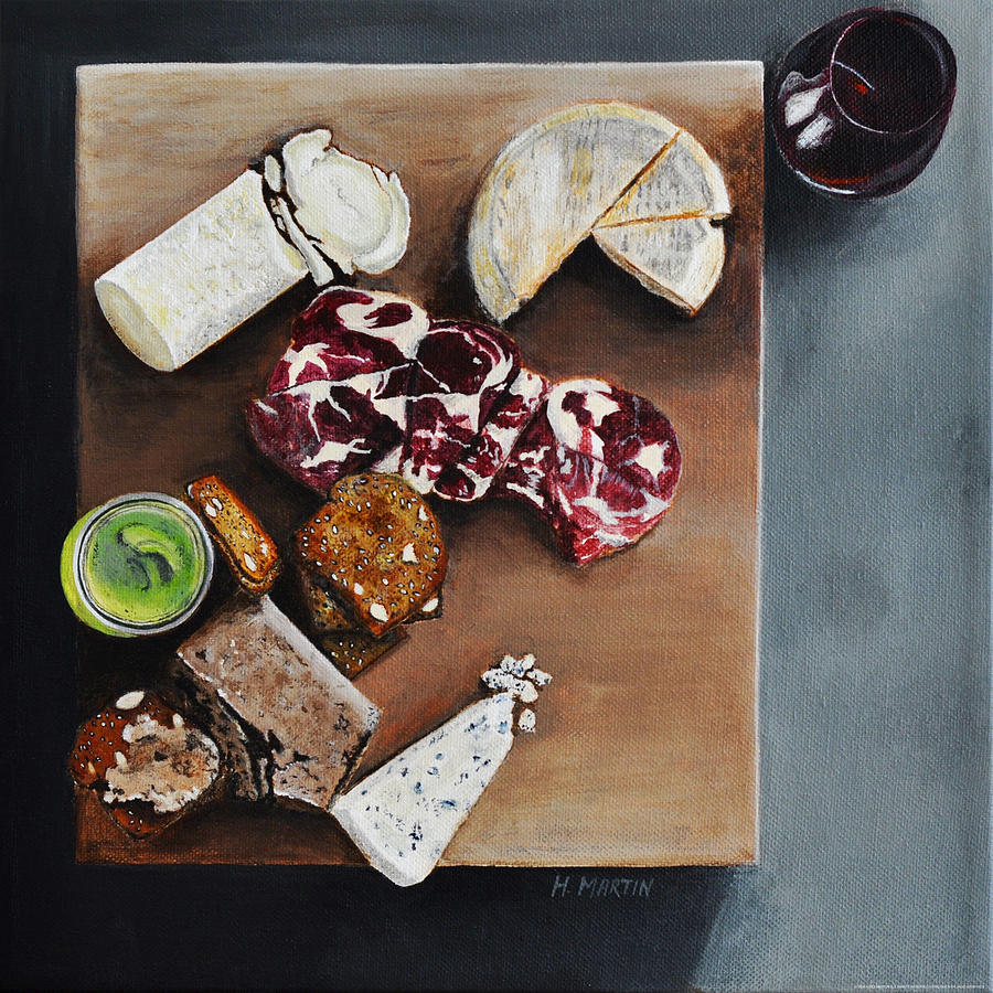 Still Life Painting - Cheese Please by Heidi Martin