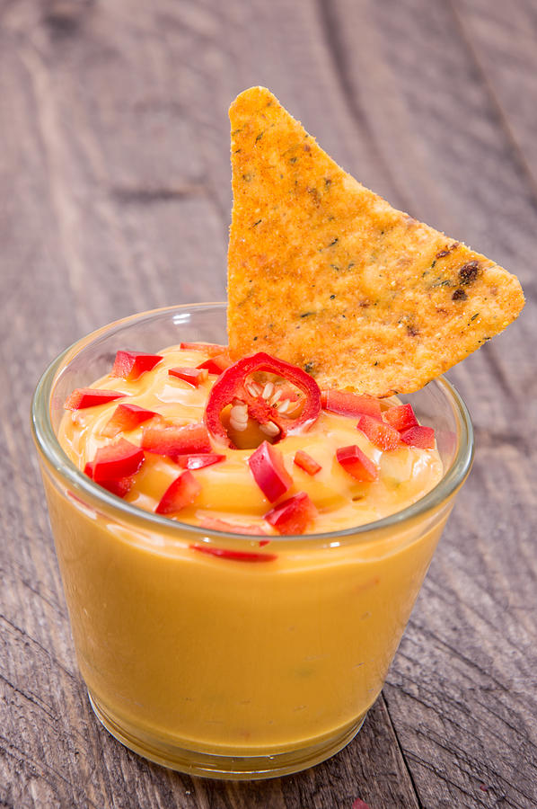 Cheese Sauce In A Glass Photograph