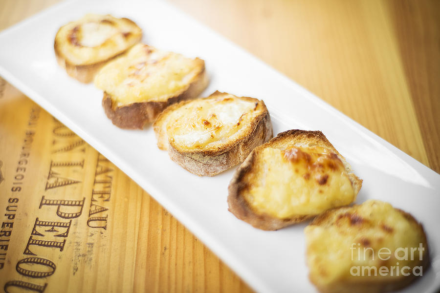 Cheese Toast Starter Snack Photograph by JM Travel Photography