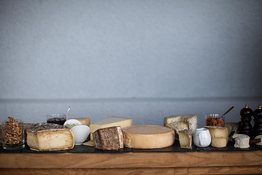 Cheese Trolley in Bourget du Lac Photograph by Helen Cathcart