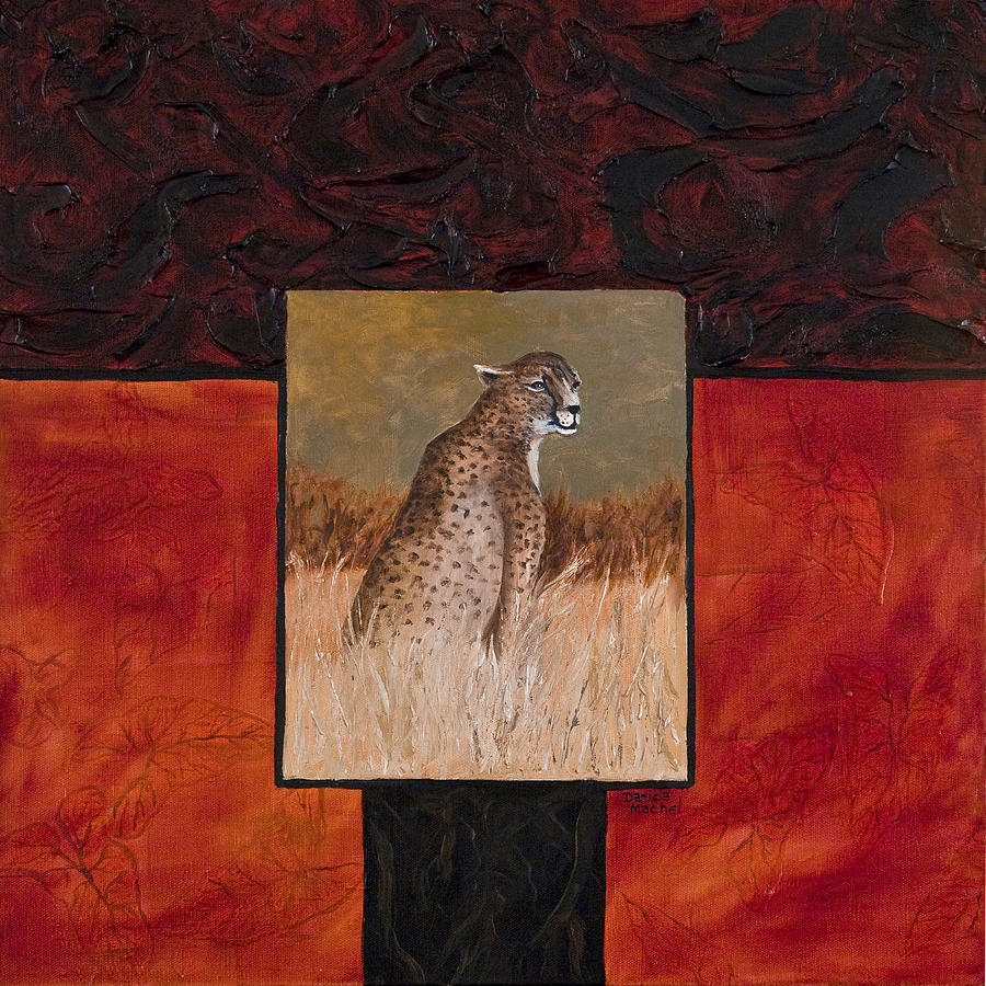 Cheetah Painting by Darice Machel McGuire