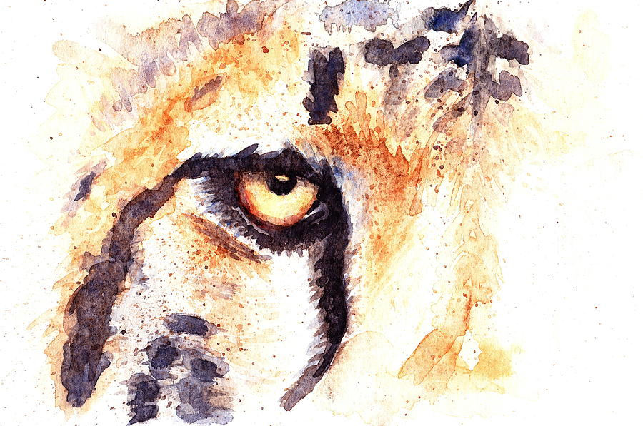 Animal Painting - Cheetah by Max Good