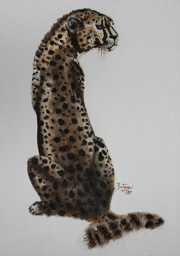 Cheetah - Spotted Warrior Painting by Barbie Batson