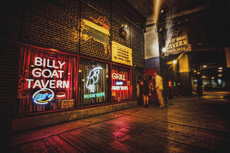 Chicago Photograph - Cheezborger Cheezborger at Billy Goat Tavern by Sven Brogren