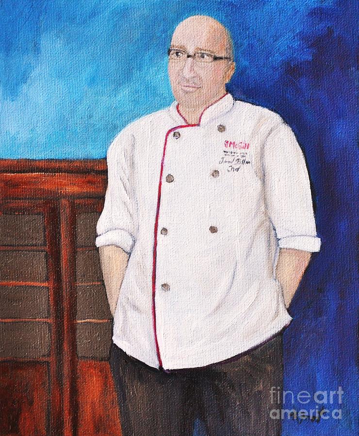 Chef Jancid Painting by Reb Frost