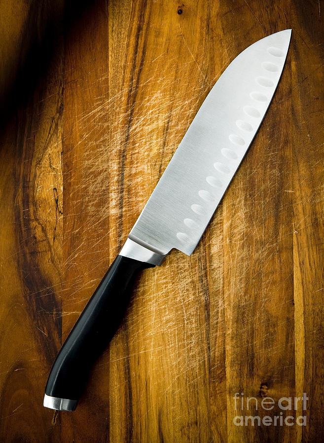 Knife Still Life Photograph - Chefs Knife by THP Creative