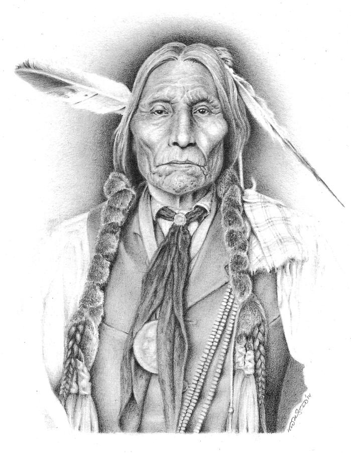 Ancestor Drawing by Michael McIntee