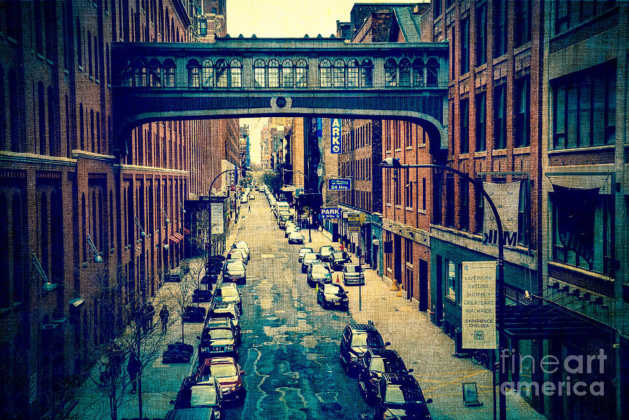 Chelsea Street as seen from the High Line park. Photograph by Amy Cicconi