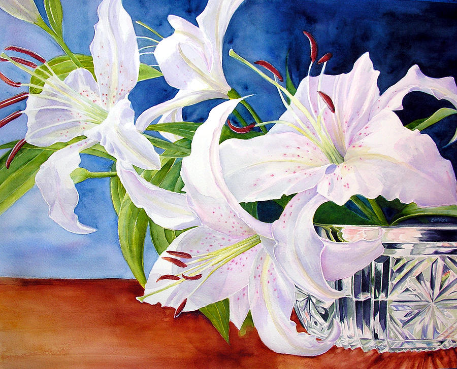 Lily Painting - Chelseas Lilies by Elizabeth  McRorie