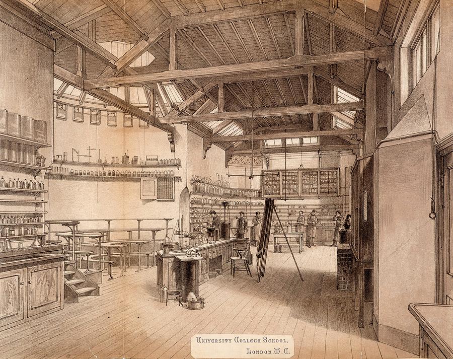 Chemical Laboratory And Lecture Theatre Photograph by Universal History Archive/uig