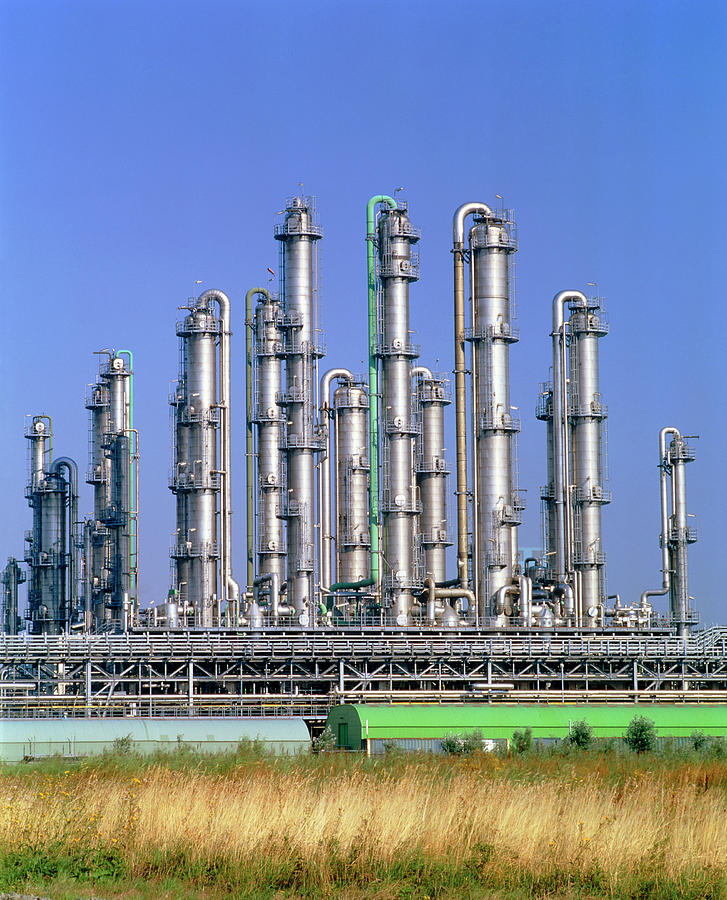 Chemical Plant Photograph by Martin Bond/science Photo Library - Fine ...