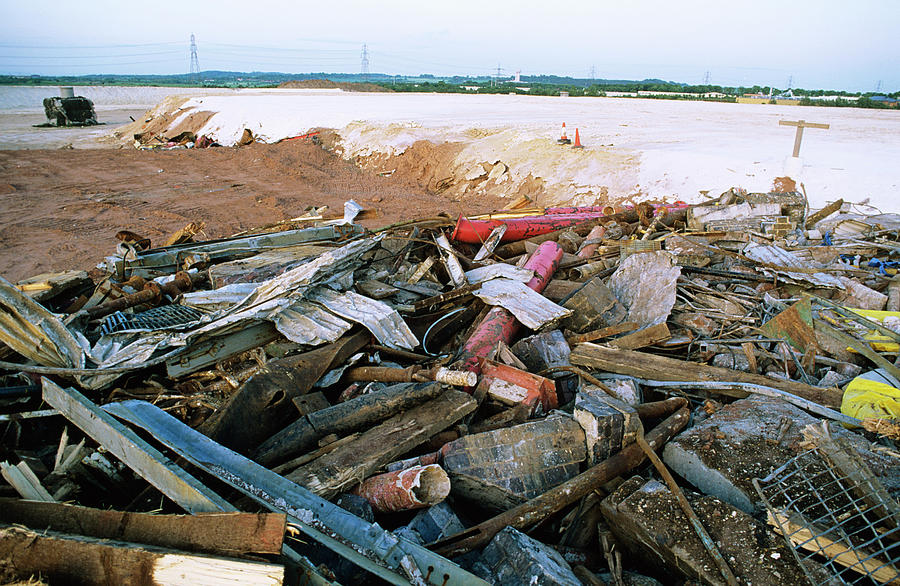 Runcorn Photograph - Chemical Waste Dump by Robert Brook/science Photo Library