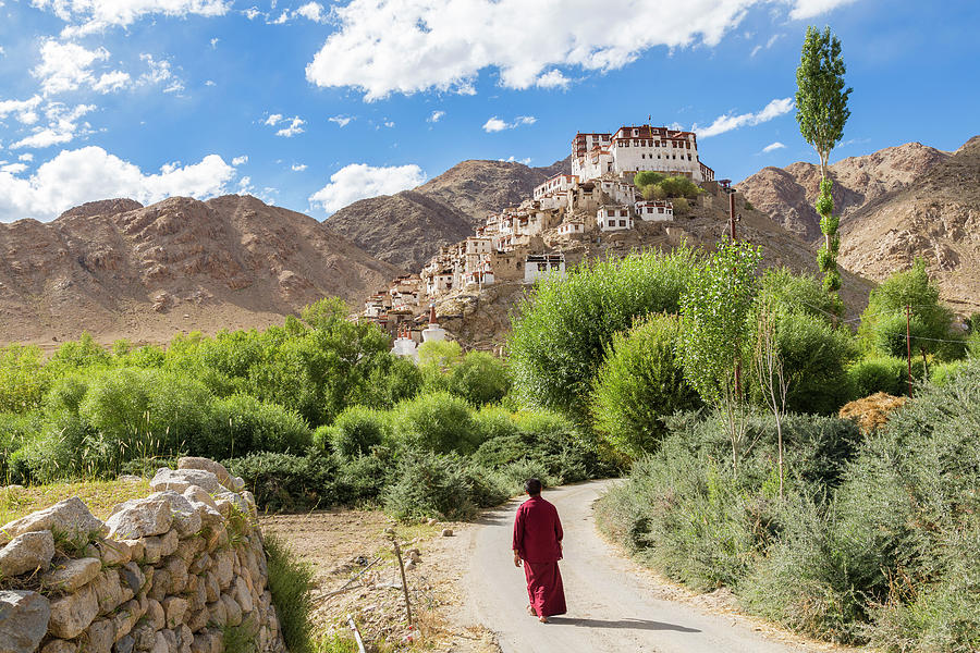 Chemre Or Chemrey Monastery, Near Leh Photograph by Peter Adams