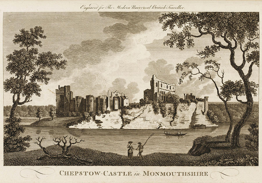 Chepstow Castle, Formerly Drawing By Mary Evans Picture Library 