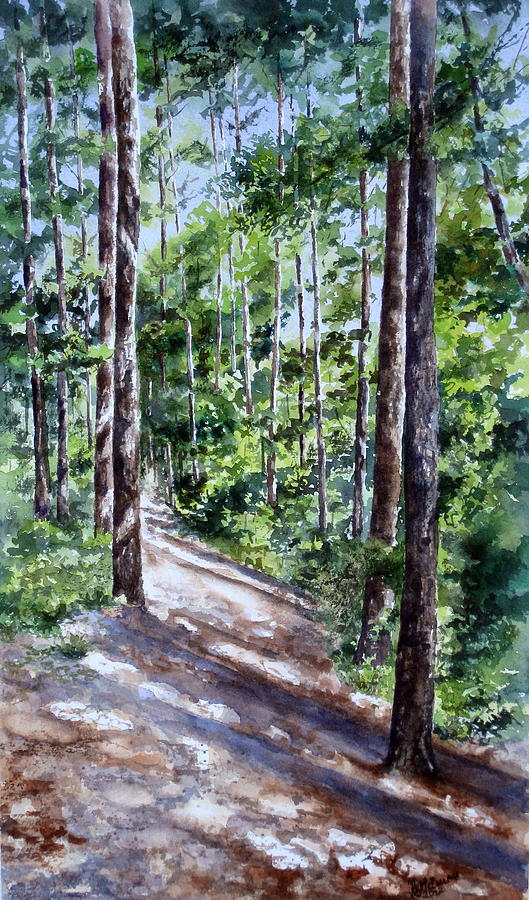 Cheraw Trail Painting by Mary McCullah