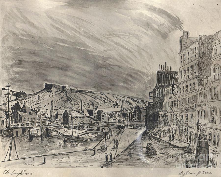 Cherbourg  Drawing by David Neace