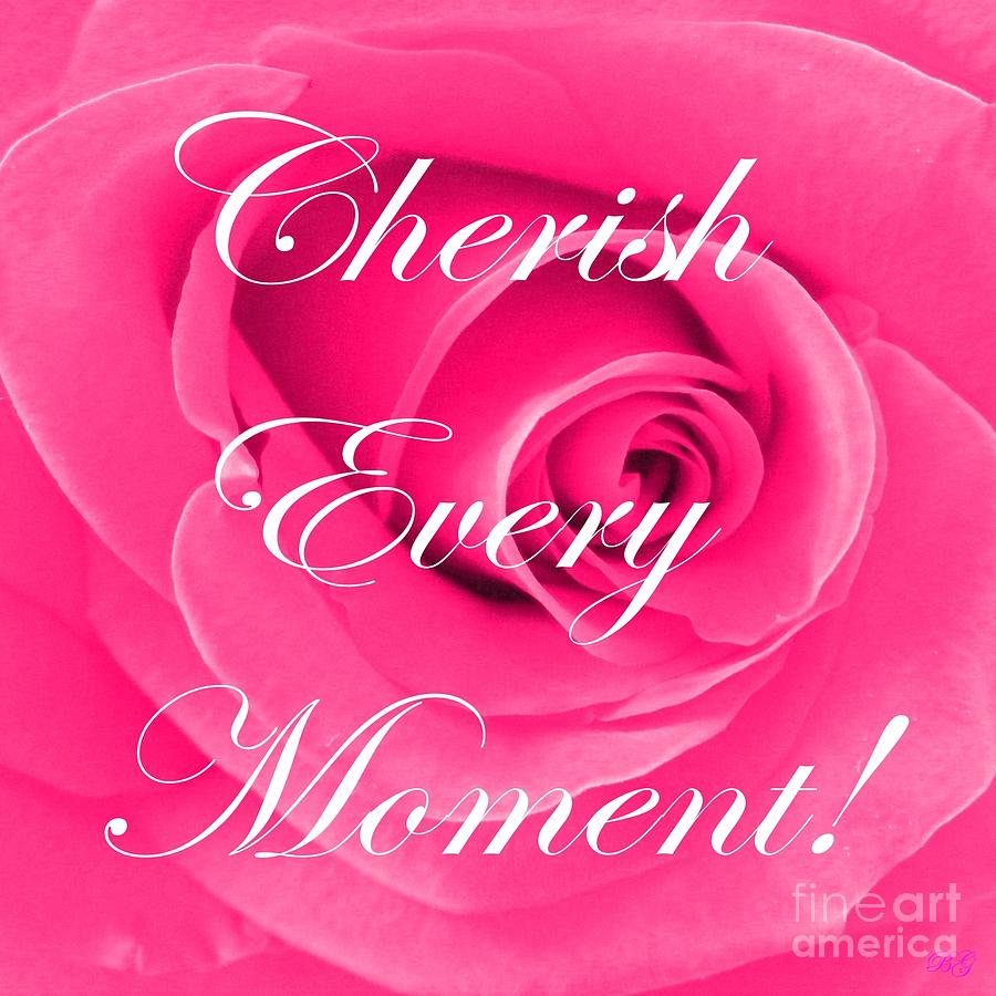 Cherish Every Moment Photograph by Barbara A Griffin