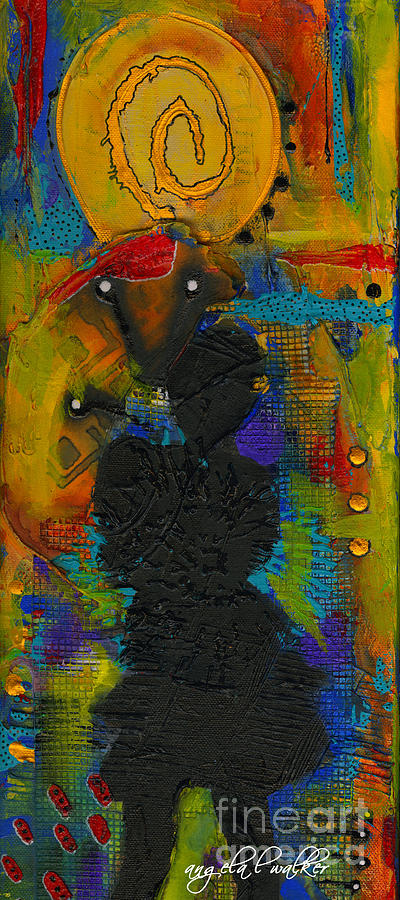 Cherished Thoughts of YOU Mixed Media by Angela L Walker