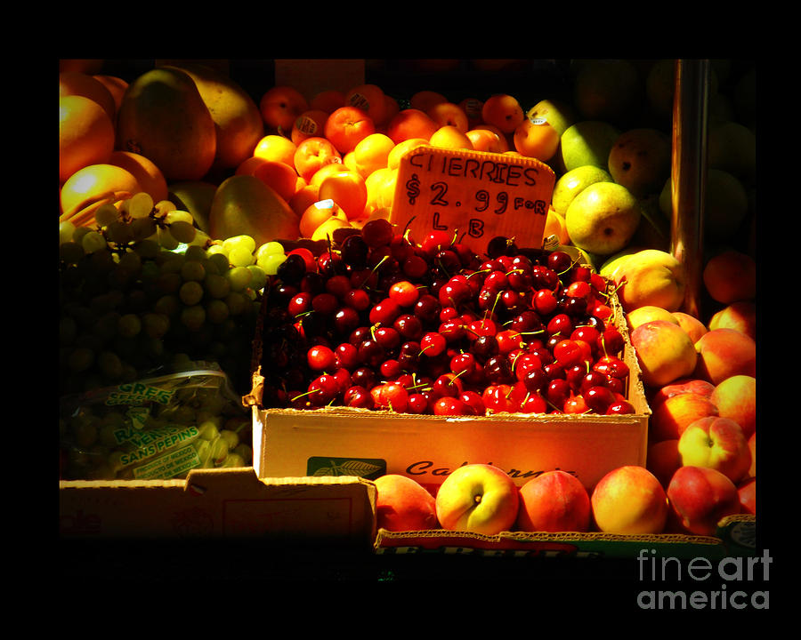Cherries 299 a Pound Photograph by Miriam Danar